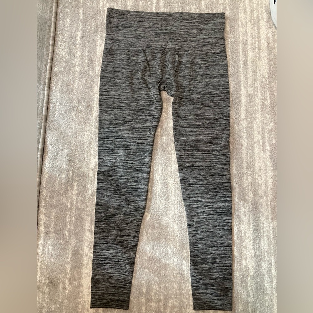 Shosho Gray Fleece Lined Leggings